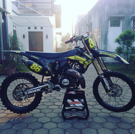 Modifikasi Ninja Trail Gunakan Bodi CRF 250 | Modifikasi Motor Trail