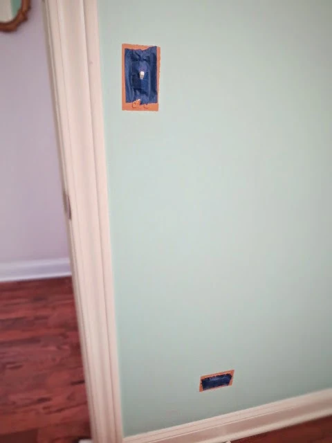 taping outlets and switches off