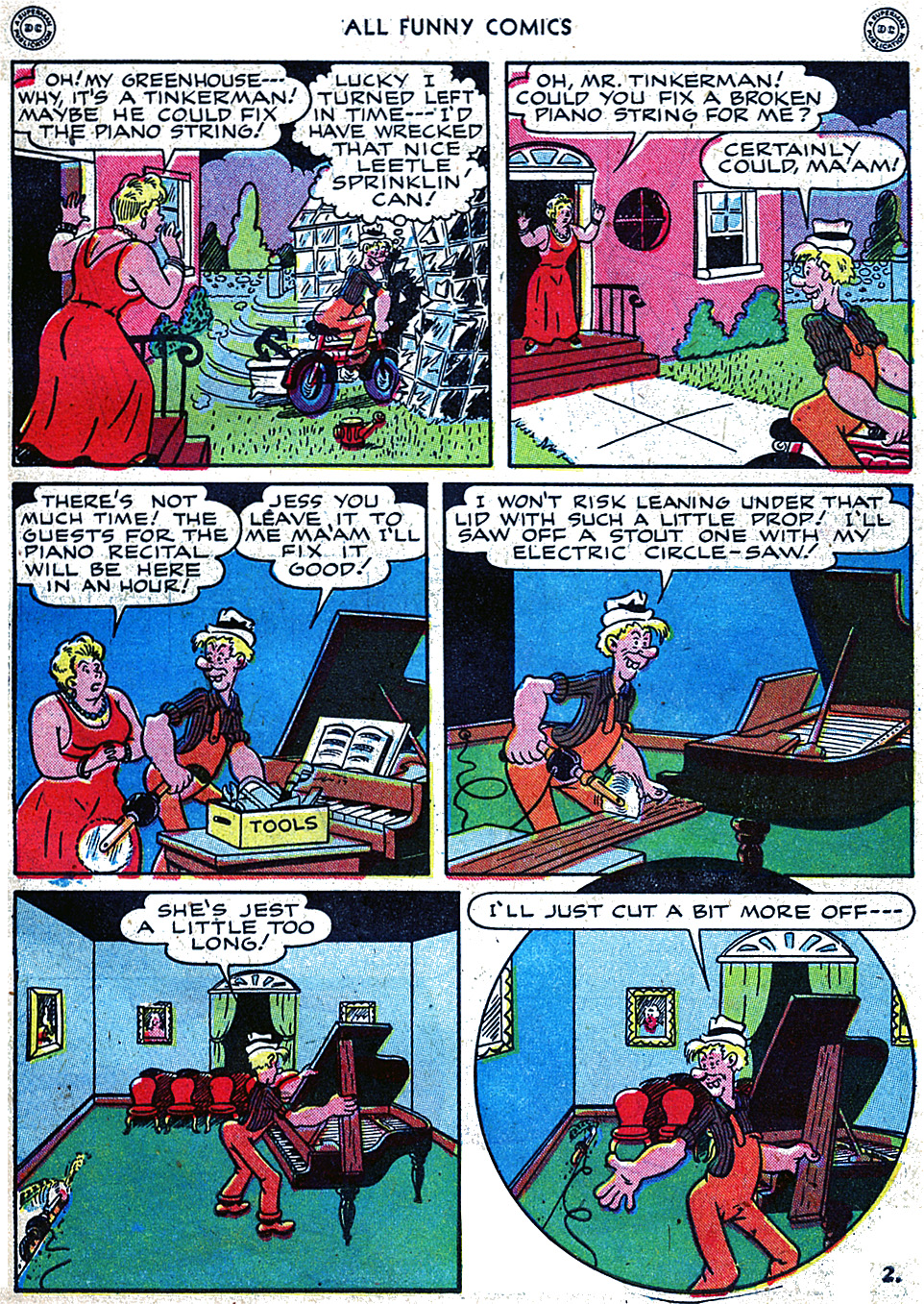 Read online All Funny Comics comic -  Issue #16 - 11