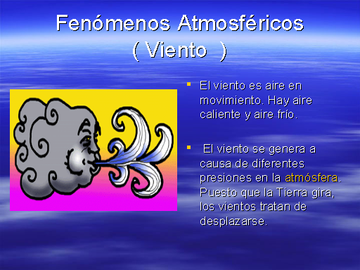 Resultado de imagen de esquema de fenomenos atmosfericos