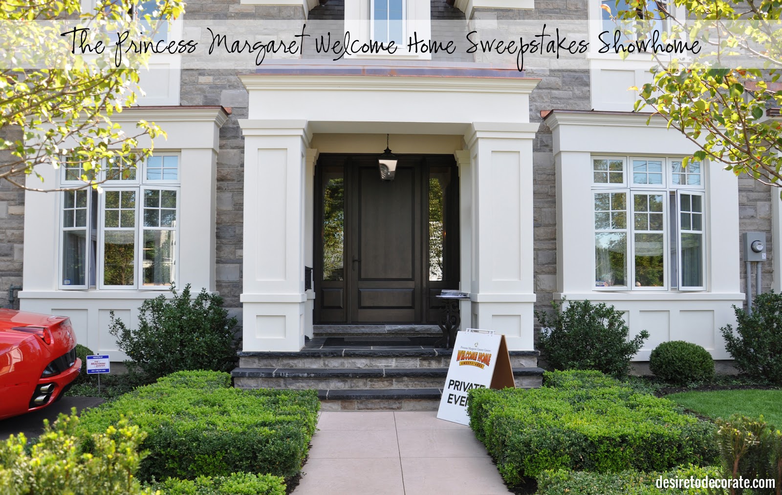 desire to decorate the princess margaret welcome home sweepstakes