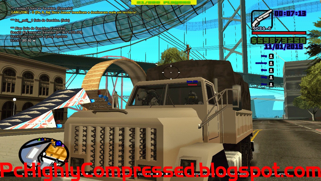 GTA SA-SAMP - Pc Highly Compressed Games spot