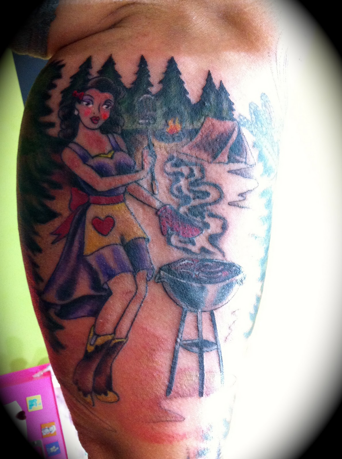 Miss Kitty...Tattoos, Art and Happenings: Camping Tattoo