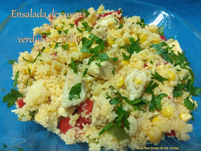 Ensalada De Cuscus Con Verduras Y Pollo
