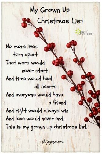 Christmas is full of joy and gifts, have a safe and happy Christmas.