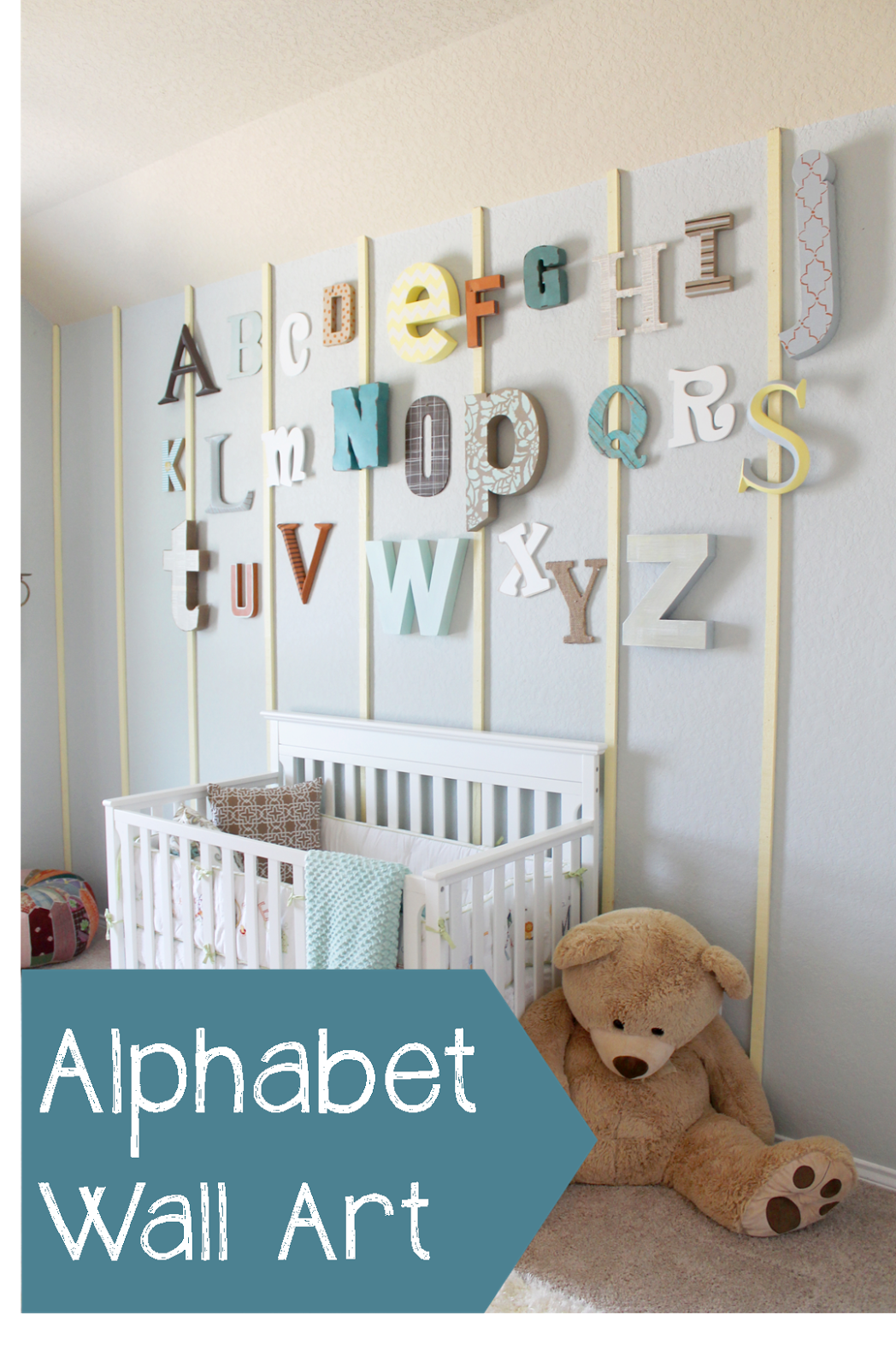 The ragged wren Alphabet Wall Art