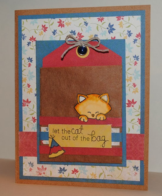 Newton's Birthday Bash Kitty Card by Debbie Owens for Newton's Nook Designs
