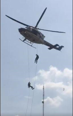 2a Watch Nigerian police display operational capability from flying Helicopter