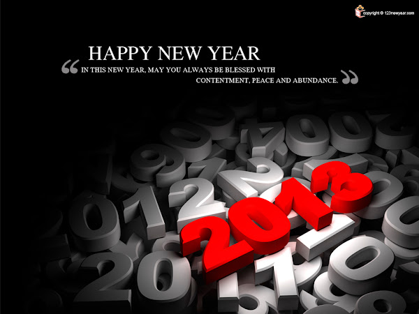 Looking Forward to 2013