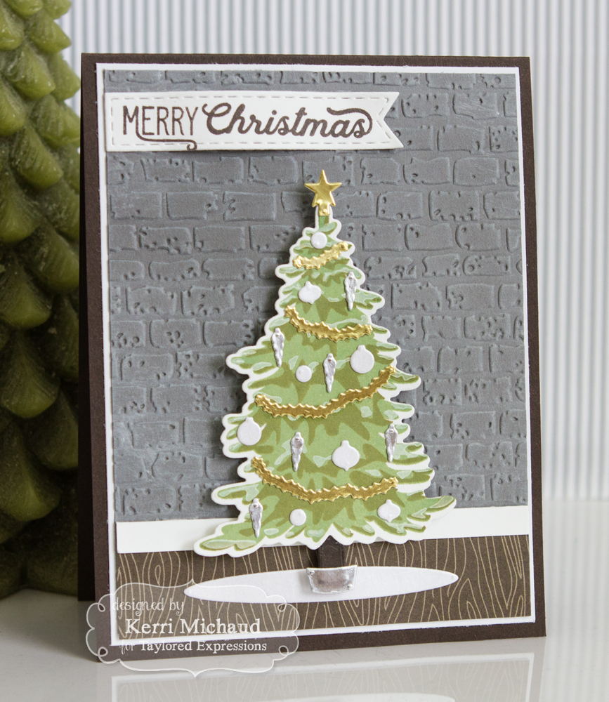 cards by kerri corrugated fireplace christmas