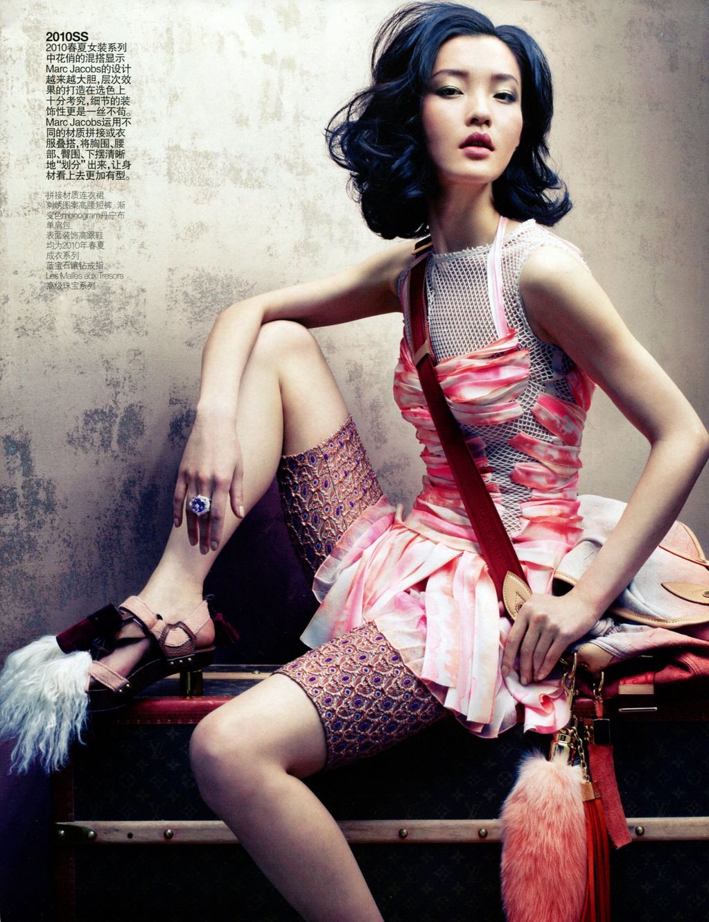 rhapsody of fashion, the evolution of louis vuitton: du juan by sharif hamza for vogue china ...