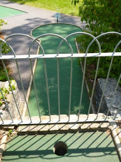 Boscombe Chine Gardens Mini Golf - Hole 6 - the Pipe