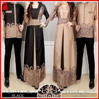 14GBCB Baju Batik Elegan Mocca Couple BMGshop Bj2814