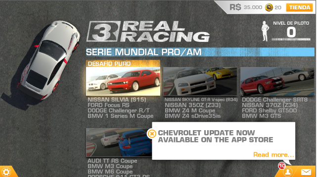 Real Racing 3 recibe una nueva actualización para android e iOS 