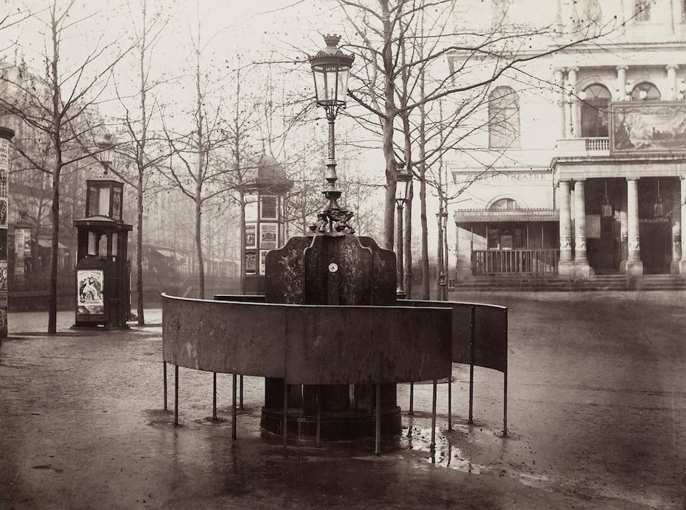 Urinal in the 10th, 1876 | City of Paris, France | Rare & Old Vintage Photos (1860)