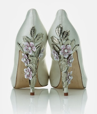 Flowery High Heel Shoe