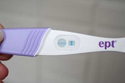 E. P. T. Pregnancy Test negative 