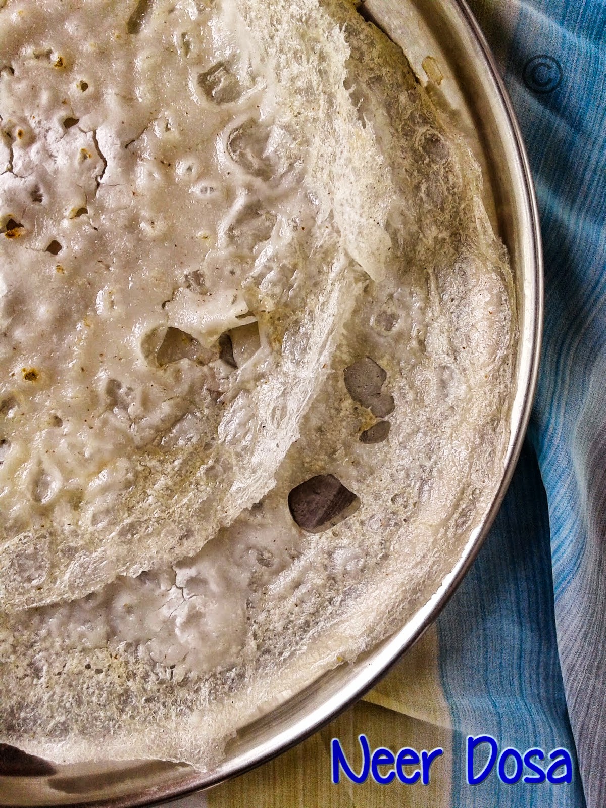 VIRUNTHU UNNA VAANGA NEER DOSA I RICE COCONUT DOSA I SOUTH INDIAN