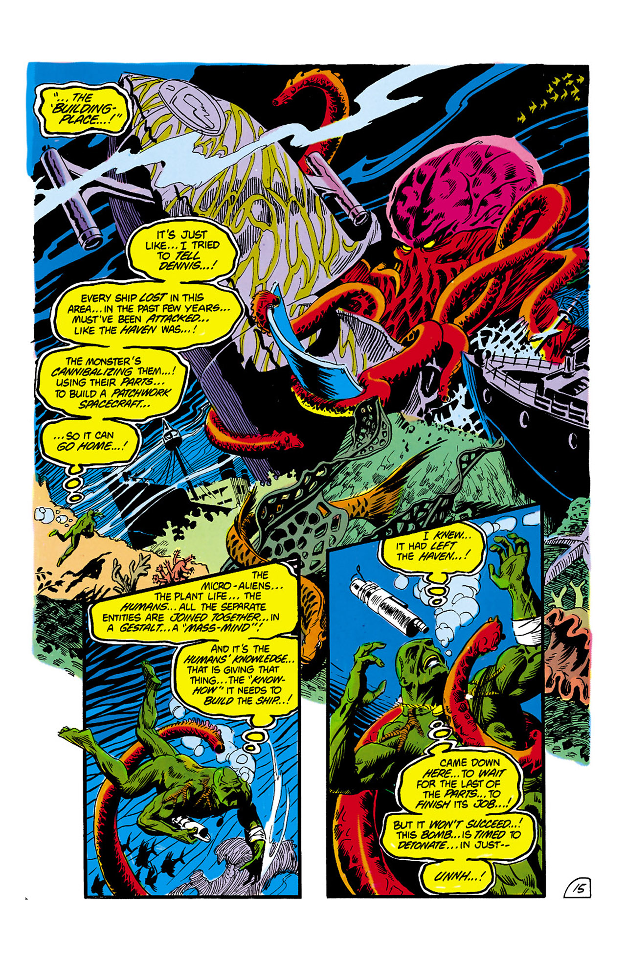 Read online Swamp Thing (1982) comic -  Issue #7 - 16