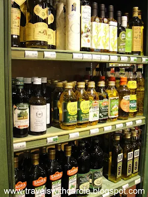 shelves at Falletti market in San Francisco