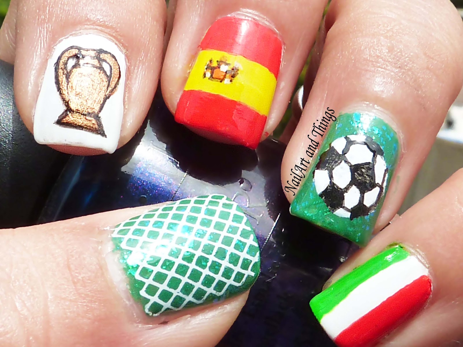 Football Nail Art Tutorial: How to Create a Football Design on Your Nails - wide 9