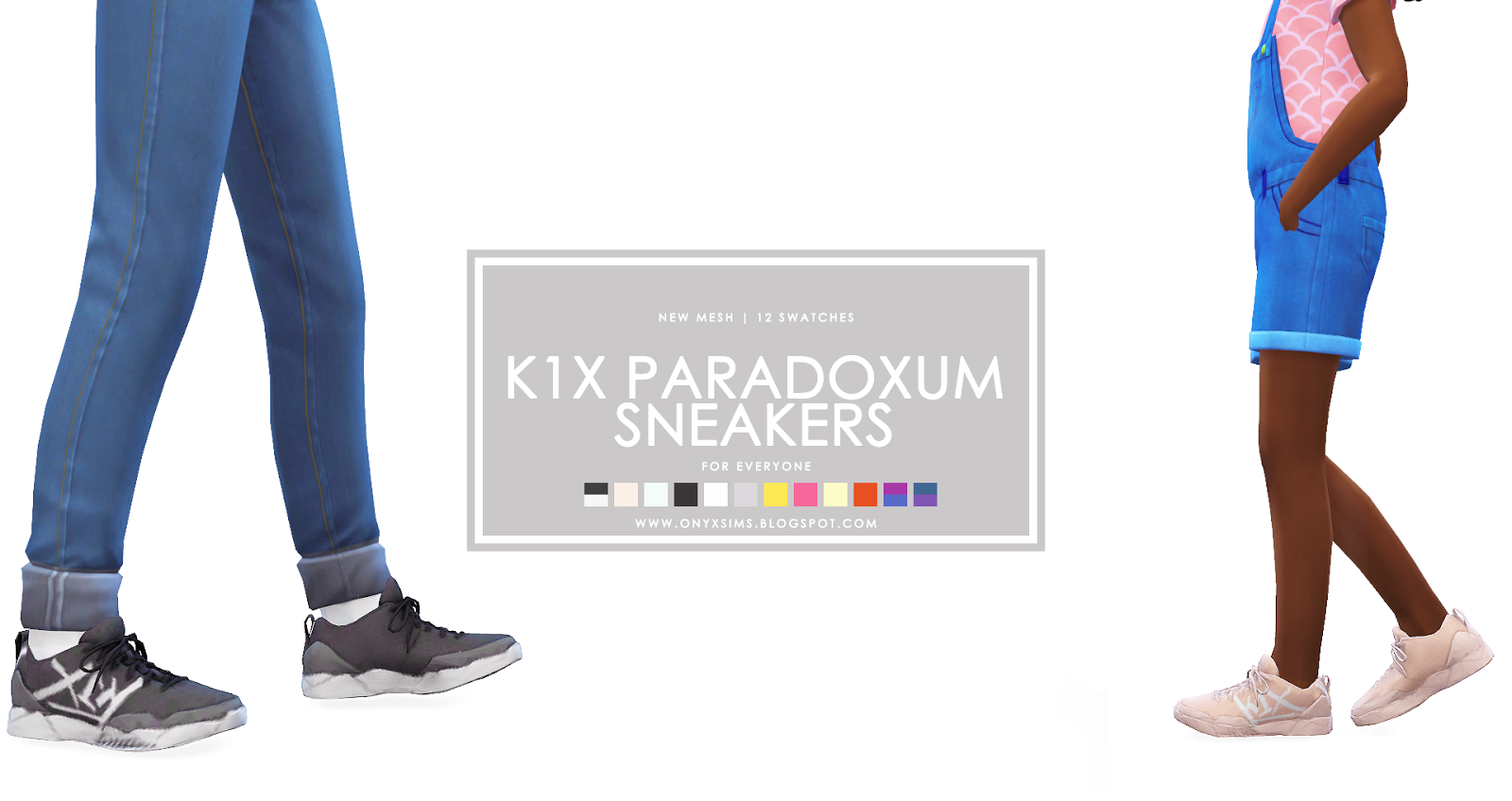 Paradoxum Sneakers - Onyx Sims