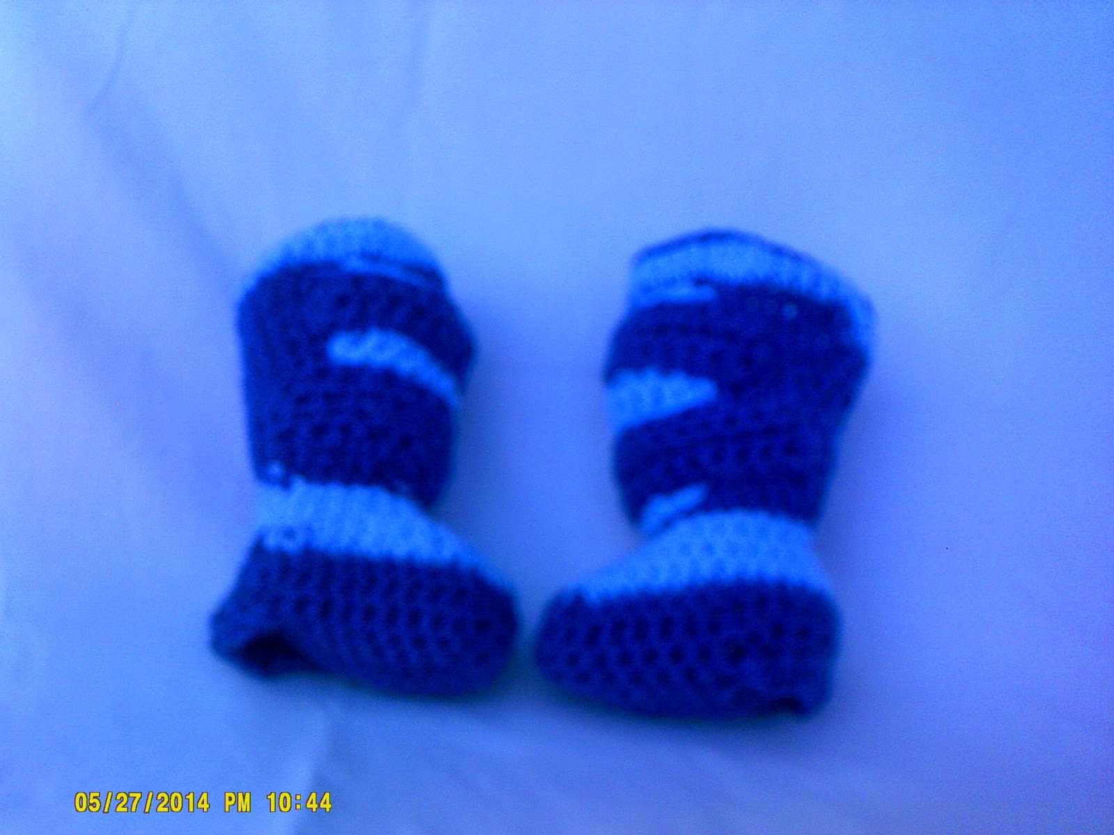 Kierstyn's Kreations Crocheted Motorcycle/Dirt Bike Boots (for the