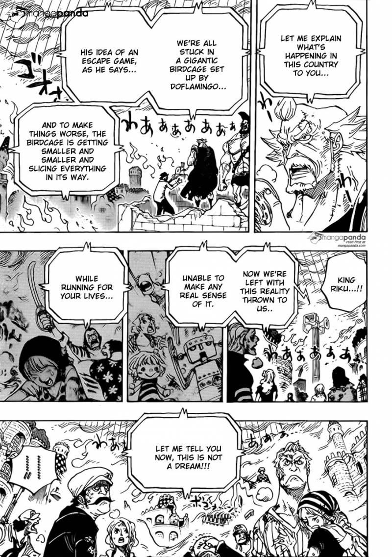 One Piece Ch 785: Even if my legs were broken...