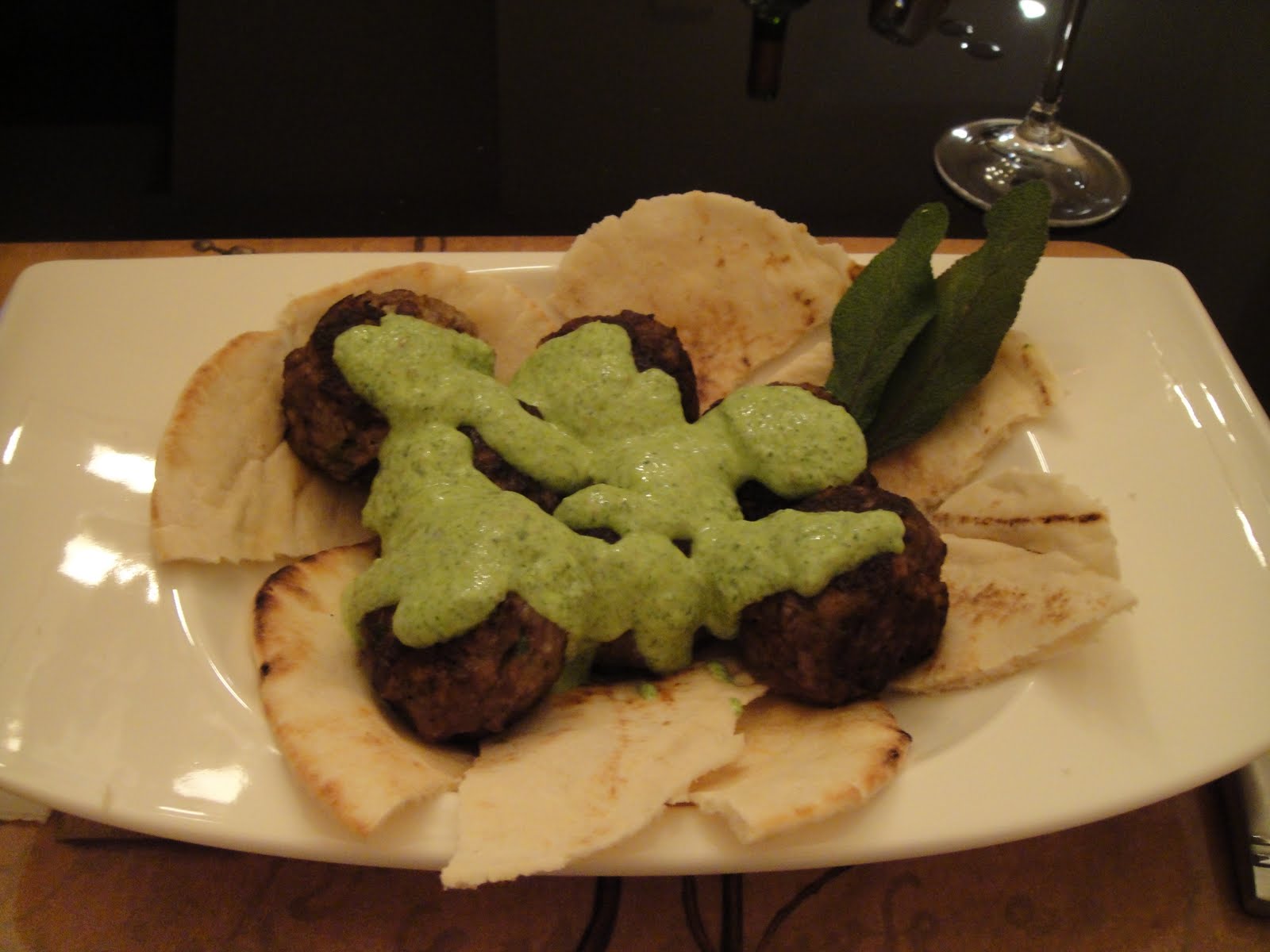 The Kitchen Frog Bison Meatballs With Cilantro Yogurt Sauce
