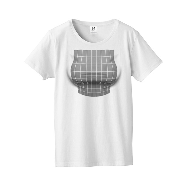 貧乳を救う？巨乳に見える3DTシャツ【i】