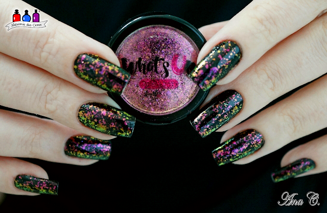 what´s up nails, blossom flakies, flocado, multichrome, 