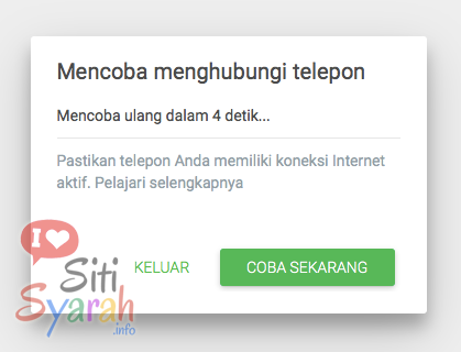 Kekurangan Whatsapp Web di PC