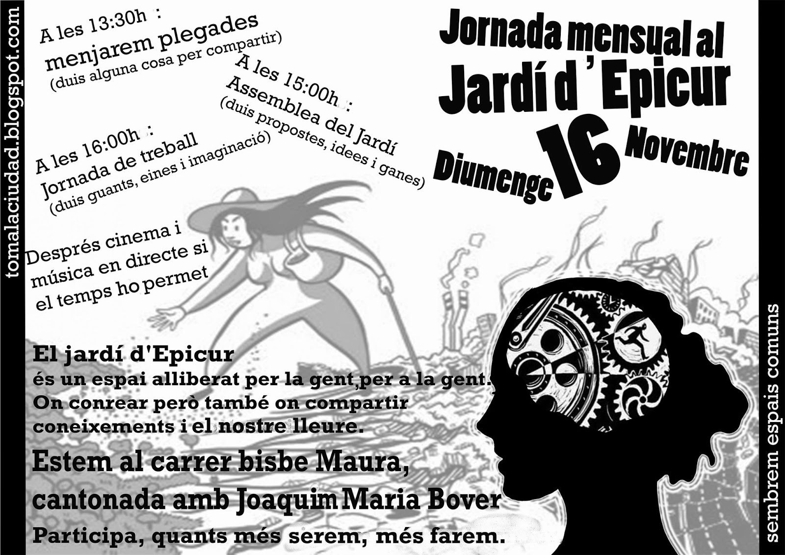 Jornada mensual al Jard&iacute; d'Ep&iacute;cur (16-11-14)