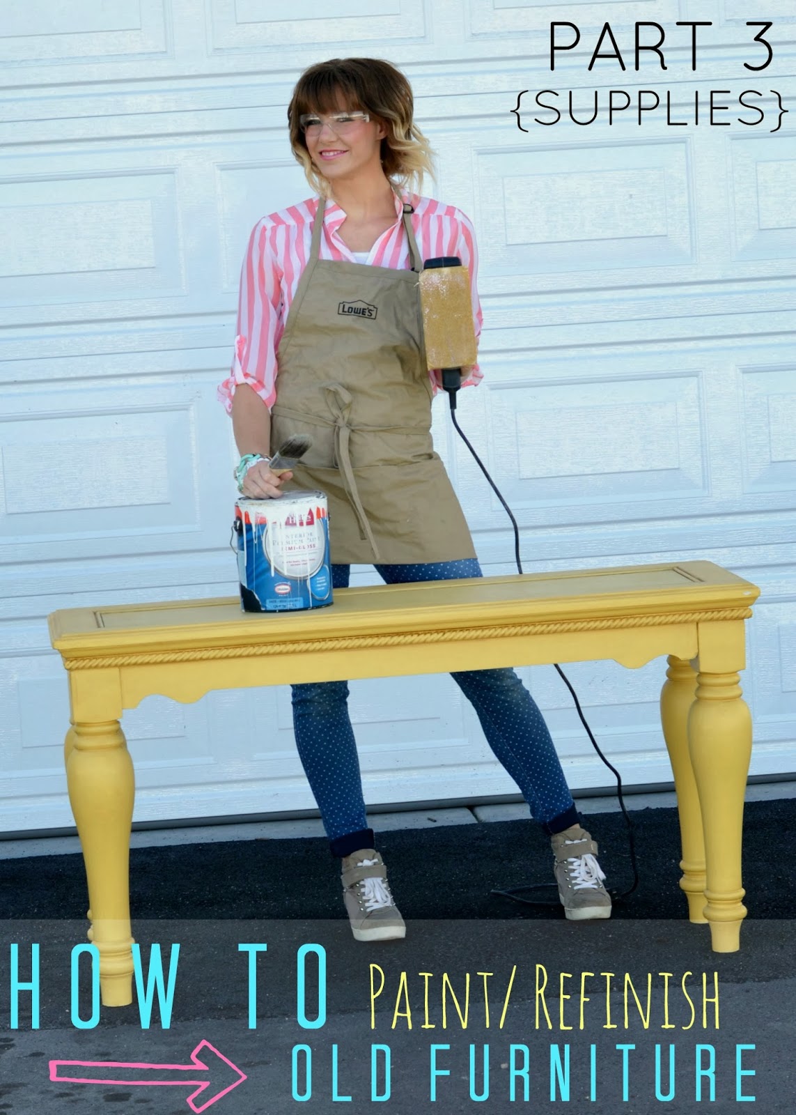 A mommy's lifewith a touch of YELLOW: Painting Wood Furniture 