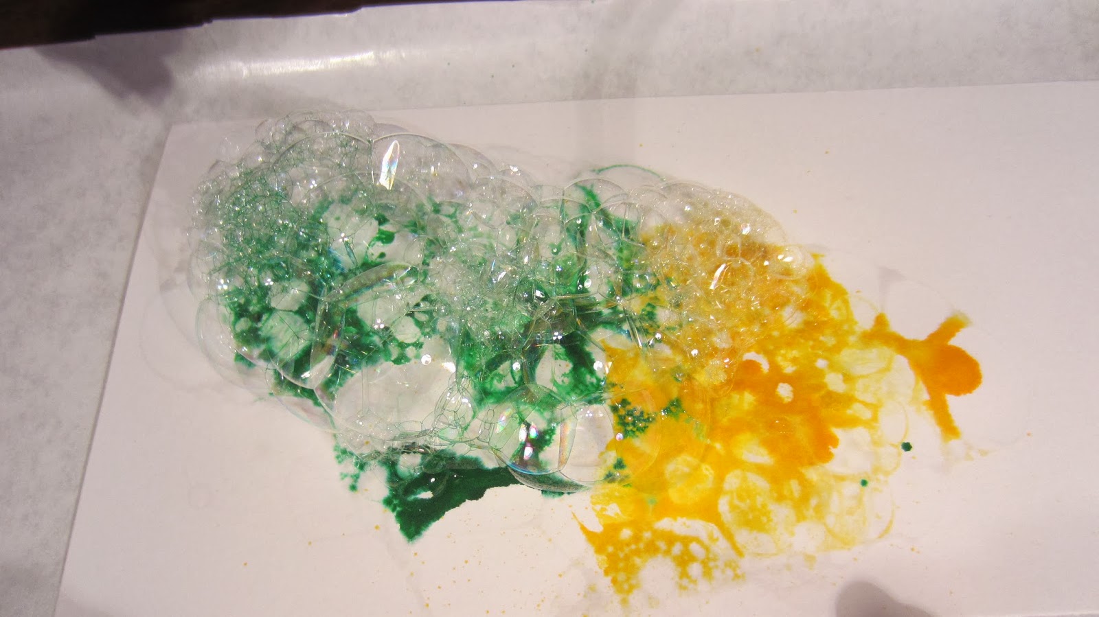 Artsy Theology Bubble Bath and Food Color for "Bubble Bubble"