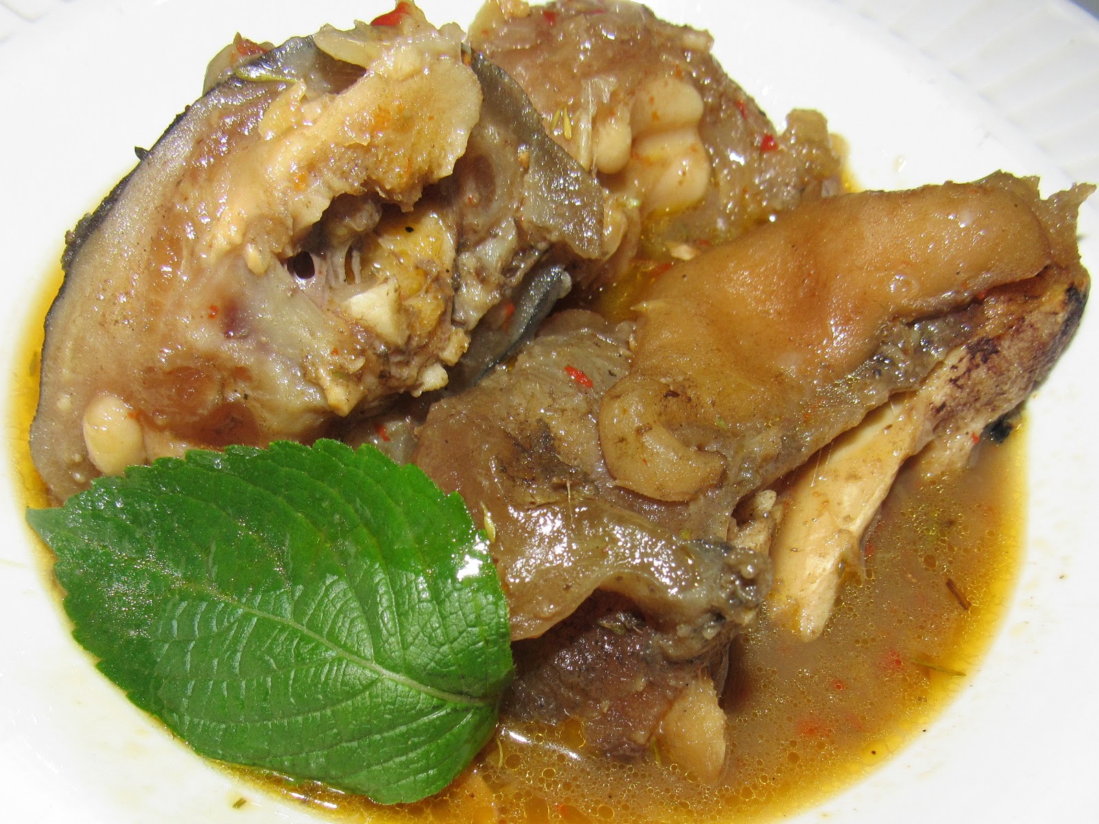 Nigerian Cow Leg Pepper Soup