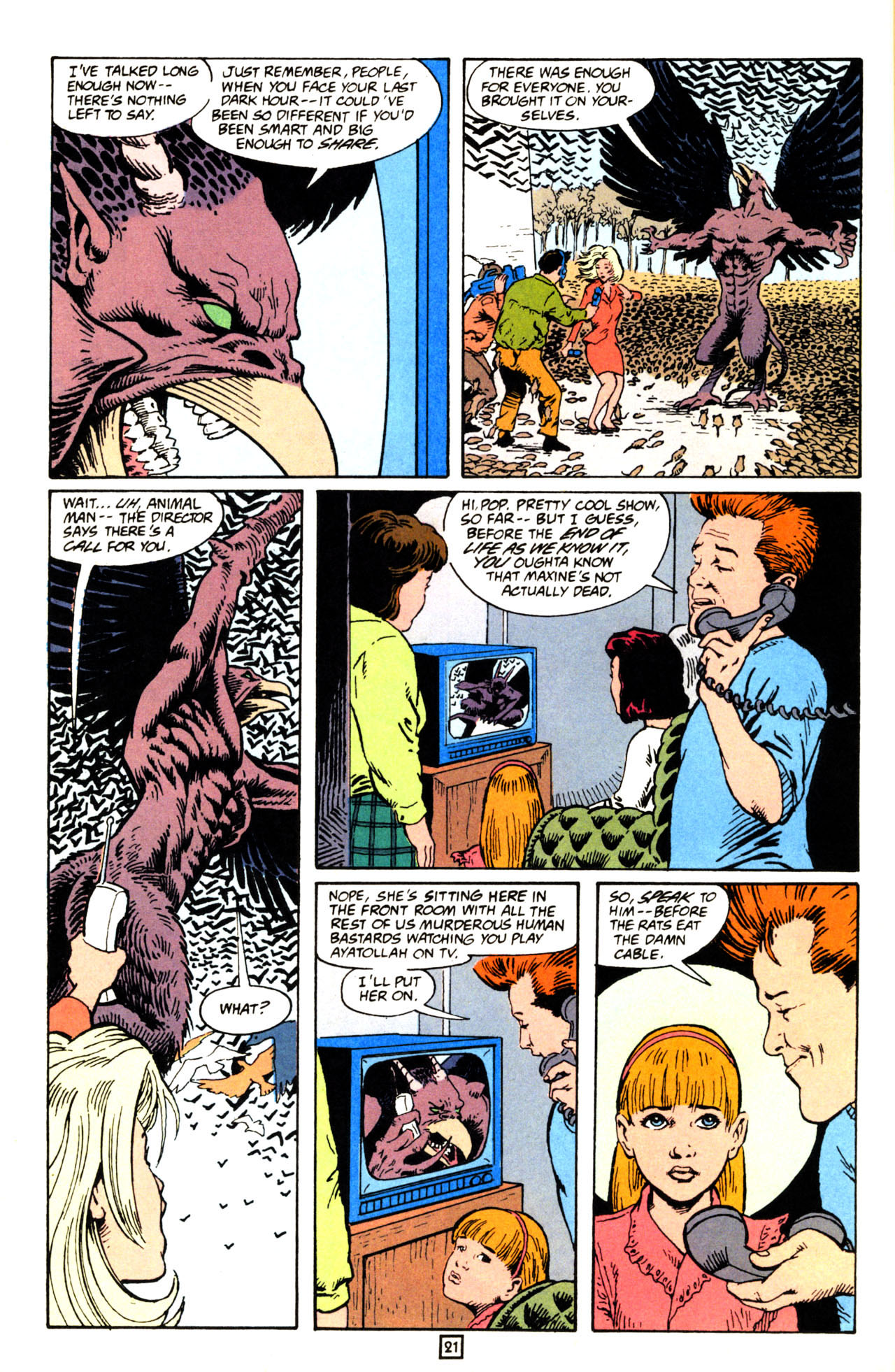 Read online Animal Man (1988) comic -  Issue #71 - 22