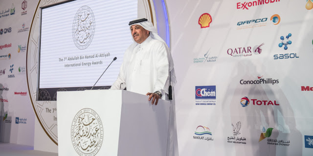 H.E. Abdulaziz Bin Ahmed Al-Malki, Ambassador of the State of Qatar to Italy, wins the 2019 Abdullah Bin Hamad Al-Attiyah International Energy Award for the Advancement of the Qatar Energy Industry.