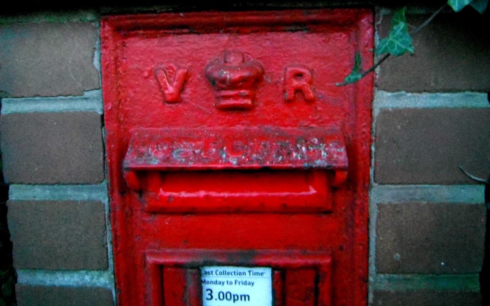 Staffordshire Photo Victoria's post box