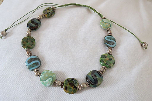 Bead Blog from Carolyn at eebeads.com: Kazuri Beads Necklace from ...