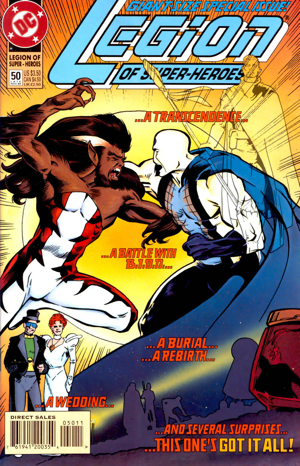 Read online Legion of Super-Heroes (1989) comic -  Issue #50 - 1