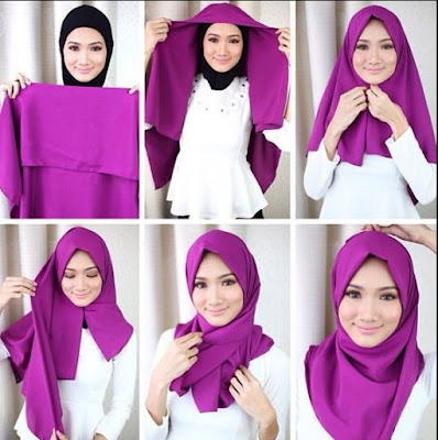 Cara Mudah Memakai Jilbab Pesta Simpel Modern