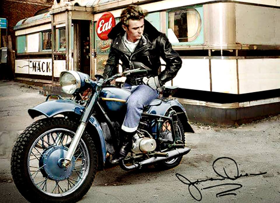 james dean motorcycle