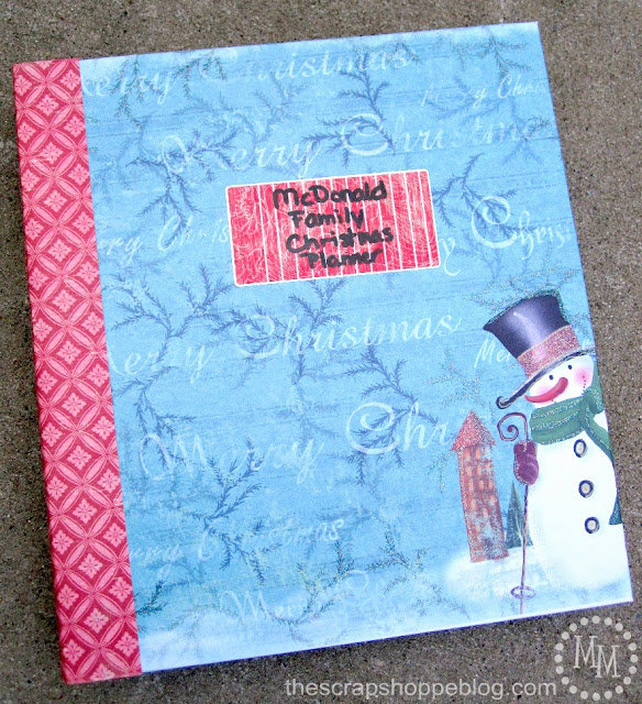 diy christmas binder