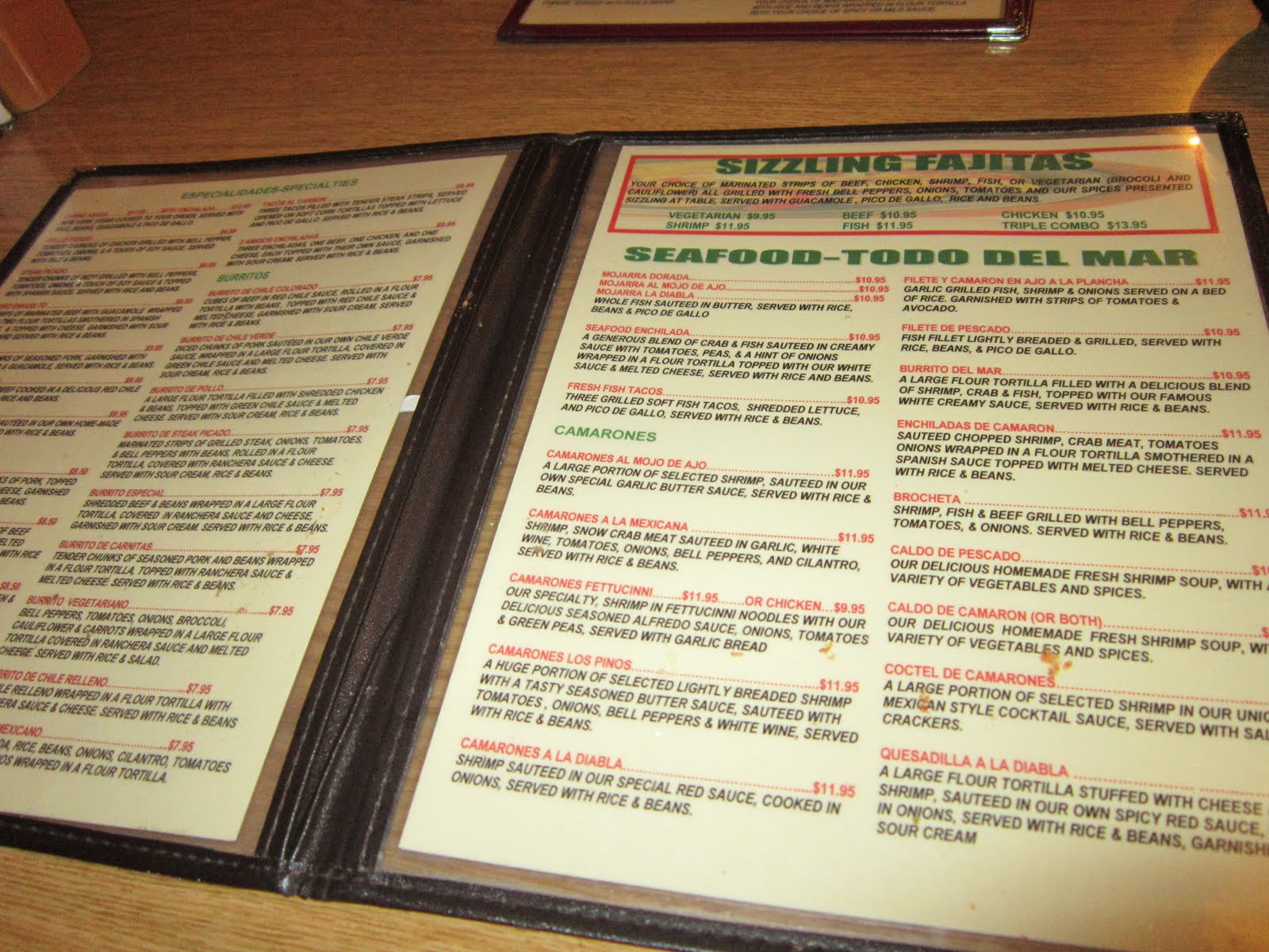 Melissa Good Taste Los Pinos Mexican Restaurant Lebec, CA