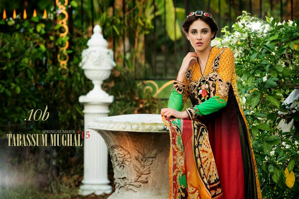 Tabassum Mughal summer lawn collection 2015