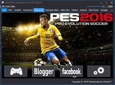 PES 2016 Selector V3 untuk PTE