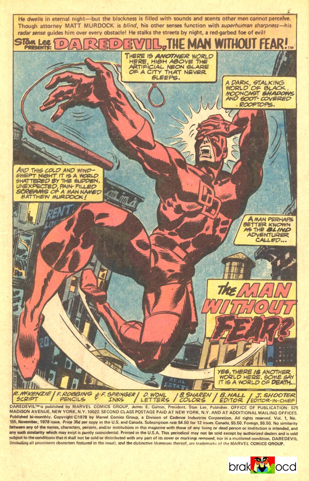 Read online Daredevil (1964) comic -  Issue #155 - 2