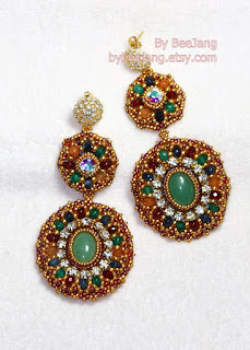 MITHRA earrings (peach) main image 1