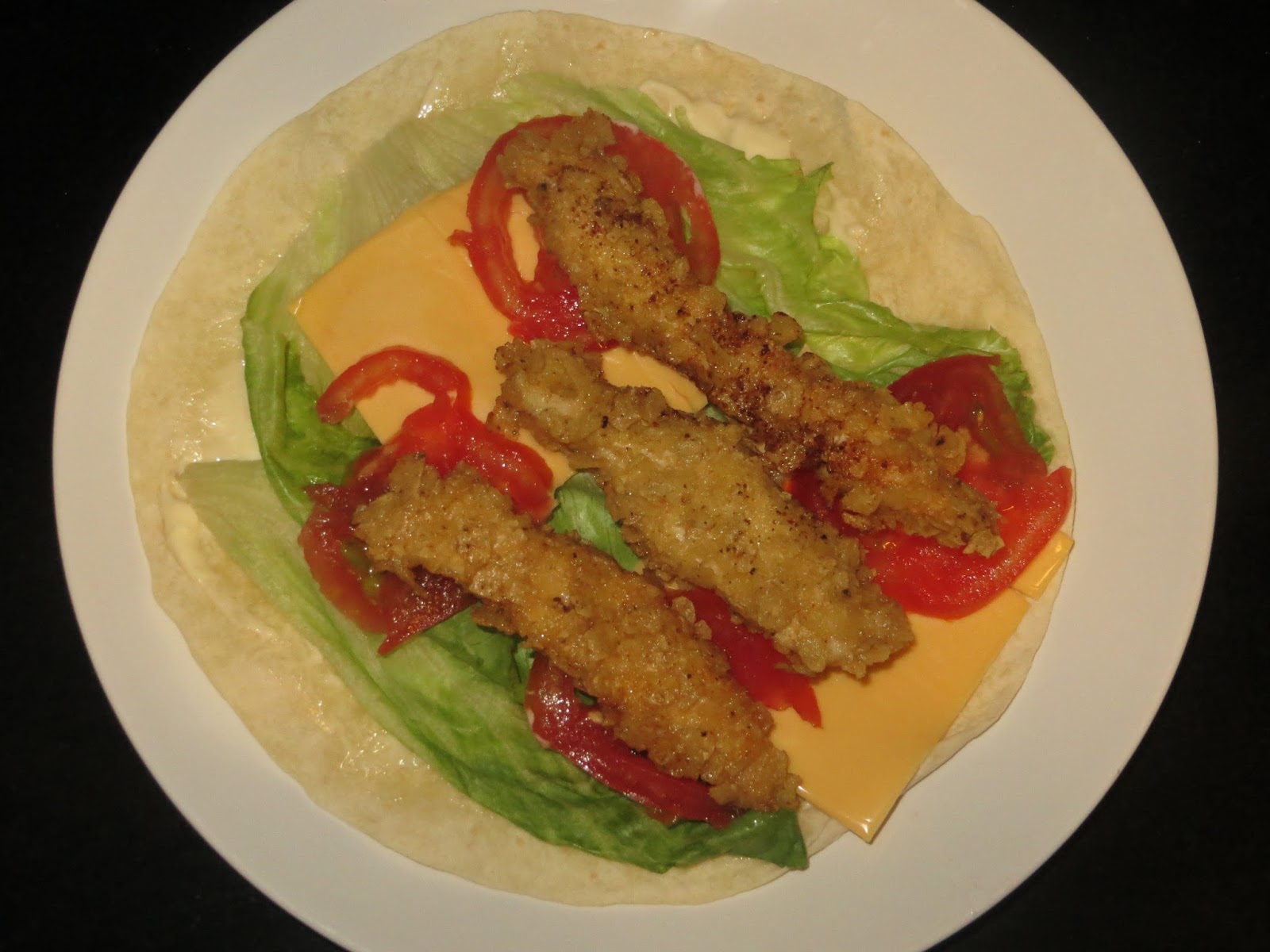 La cuchara en la maleta WRAP DE POLLO ESTILO BURGUER KING